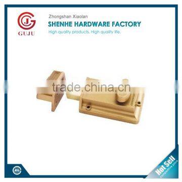 Brass Jimmy Proof/ Rim Lock Precision Diecast Rim Night Latch Lock With Two Nickel-plated Brass Keys