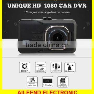 New Car DVR Novatek 96223 3.0" LCD Full HD 1080P Car Camera Recorder