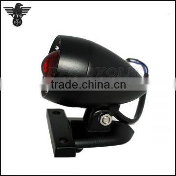 Vintage Custom Red Glass Lens Motorcycle Tail Light for Harley Cruisers photo-4