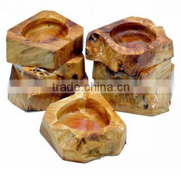 Creative Features Wood Ashtray Hot Selling Fir Root Ashtray photo-2