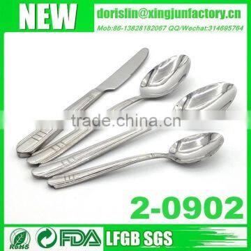 Fan Shaped Fancy Restaurant Flatware