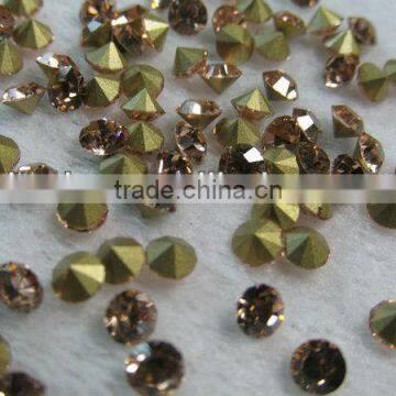 Zhejing jinhua rhinestone factory wholesale glass chatons