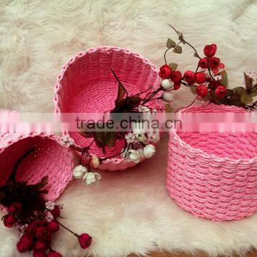 Fruit Basket Cheap Handmade Straw Fruit Basket