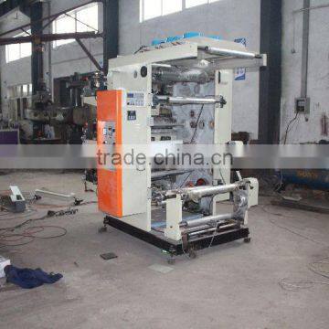 YT-2600 Two Colors Plastic film roll to roll satin ribbon printing machine