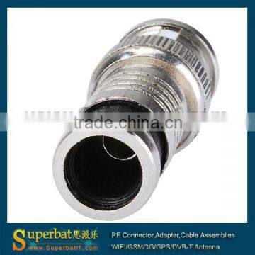 50 Ohm BNC Plug connector,Straight ,Crimp Attachment for RG59