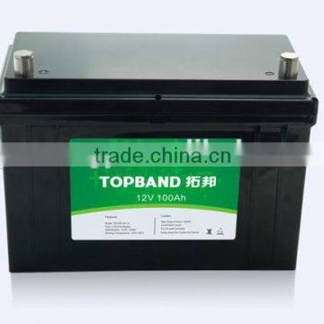 Wholesale Price Rechargeable 12V100Ah Solar Storage Battery Pack with BMS