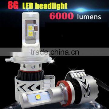 2016 LED Car Headlight 6000lm 8G