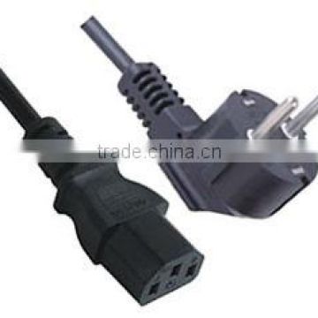 Korea power cord with computer connector