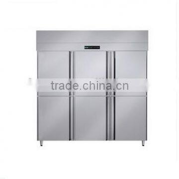 Shentop STLG-B1600FA Stainless Steel six door commercial freezer