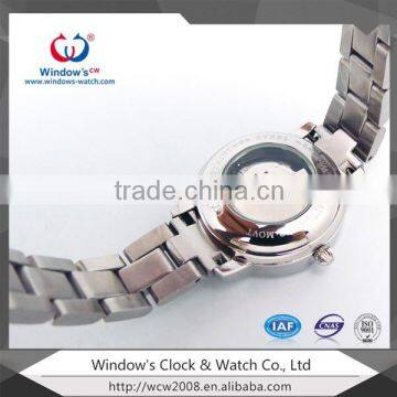 Automatic Watch Diamond Luxury Silver Chain Watch
