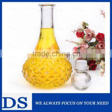 250ml 500ml 800ml 1000ml bulk diamond glass sealed wine bottle