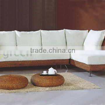 Wicker Corner Living Room Sofa