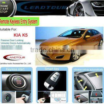 Engine start stop system car alarm in Korean pke smartkey for Kia Optima K2 K5 K7 engine start stop system