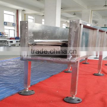 customized stainless steel side plate slat chain conveyor