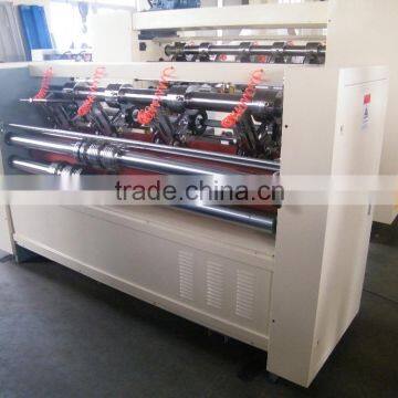 heavy type Full automatic thin blade slitter scorer machine /carton box making machine good selling