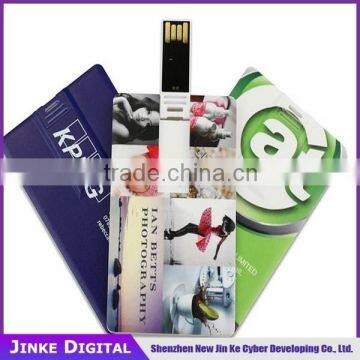 Custom Logo Name Card USB Flash Drive ,blank business card usb with your logo