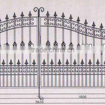 luxury wrought iron door gate fence railing