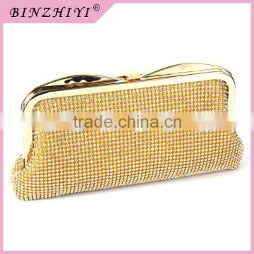 Fashion Stylish Metal Hard Case Clutch Evening Bags