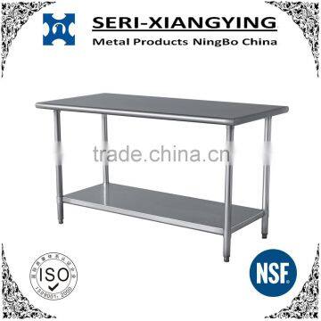 NSF Approval Detechable Prep Stainless Steel Work Table for Commercial Kitchen or Restaurant