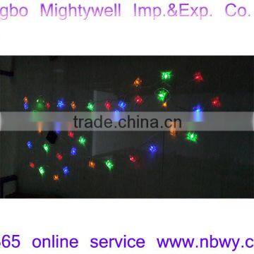 Butterfly LED String Light Twinkle light Curtain light Decorative Festival Party Event Accessory Solar Powered Rope Light