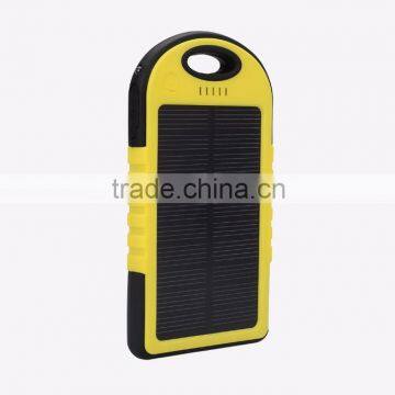 solar power bank led waterproof 4000mah