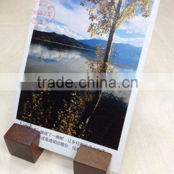 Small Wooden Holder for Business Card or Postcard photo-4