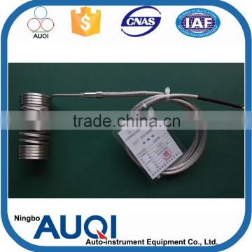 Ningbo Auqi water immersion electric coil heater element, spring shape flange immersion heater, quick 12v immersion water heater