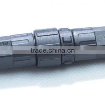 2 pole waterproof bulkhead electrical connector