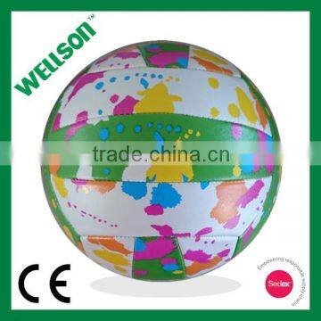 Colorful Printed Beach Playing Volleyball photo-4