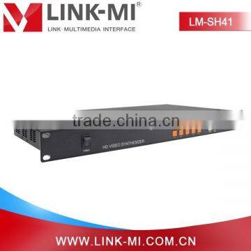 LINK-MI LM-SH41 High Performance 4 Digital/Analog Video HDMI/VGA/CVBS to HDMI VGA 4x1 Video Wall Processor photo-2
