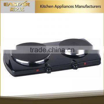 Kitchen applience 2 burner electric stove built-in countertop portable electric hot plate for sale