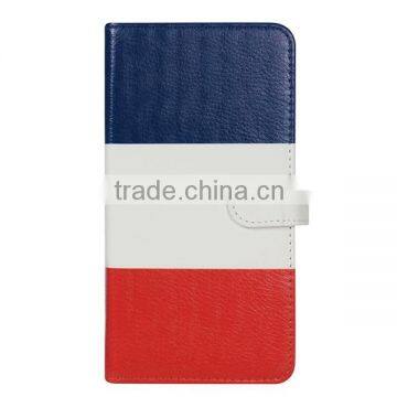 high definition UV printing flag design PU phone case