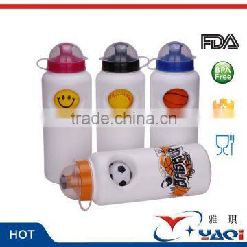 Customized Logo Fashionable Fda Plastic Hdpe Pe Cycling Energy Drinking 500ml Sport Water Bottle