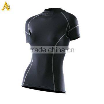 Compression sports t shirt women compression tri tops