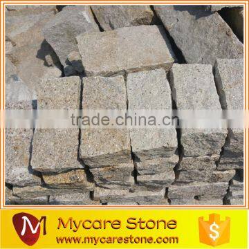 golden yellow g682 granite pattern paving stone