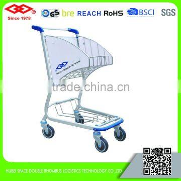 Easy Folding Silver Stainless Steel Hand Luggage Trolley