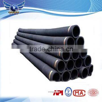 Wear resistance dredge rubber hose with flange end