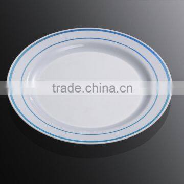 6"Disposable Plate For Party,Plastic Round Dinner Plate With Silver Coated photo-6