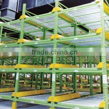 Blue / Orange Heavy Duty Pallet Flow Racks For Storages Cold Steel Shelving