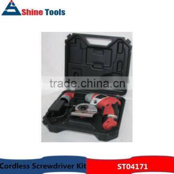 2pcs mini power angle cordless screwdriver kit