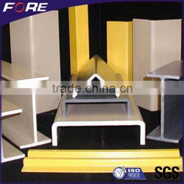 H I Type Beam / L U Channel / Round Rectangular Pipe / Tube etc Pultruded Fiberglass GRP FRP Profile