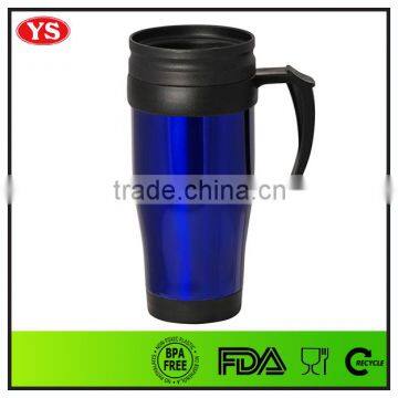 Eco-friendly Customize 14 oz Insulated Thermal Cup Stainless Steel With Handle