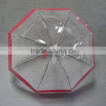 Plastic Dome Transparant Umbrella U Shape Umbrella photo-2