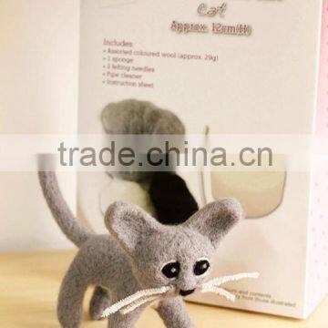 2016new Fashion Needle Felting Kit Felting Wool for Cat photo-3