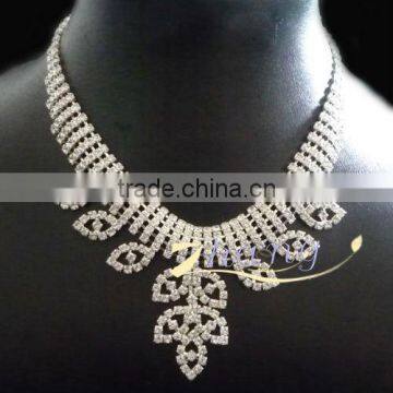 leaf endant jewelry set