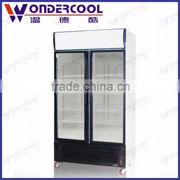 688L soft drink commercial used vertical double door display coolers