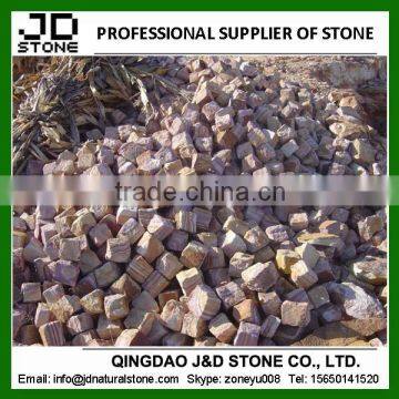 sandstone cube stone/ rainbow sandstone cobble