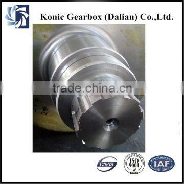 Superior high precision customized helical gear shaft for marine Machine