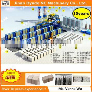 Building use high quanlity Lightweight concrete wall panel forming machine /automatic sandwich panel making machine OYD