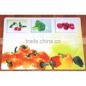 Tempered Glass Chopping Board with 3 to 10mm Thickness